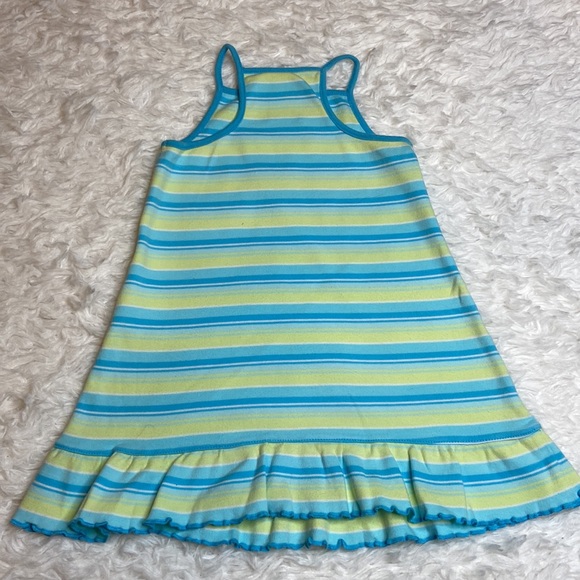 Carter’s Blue And Green Girl’s Tank Dress - Picture 3 of 5